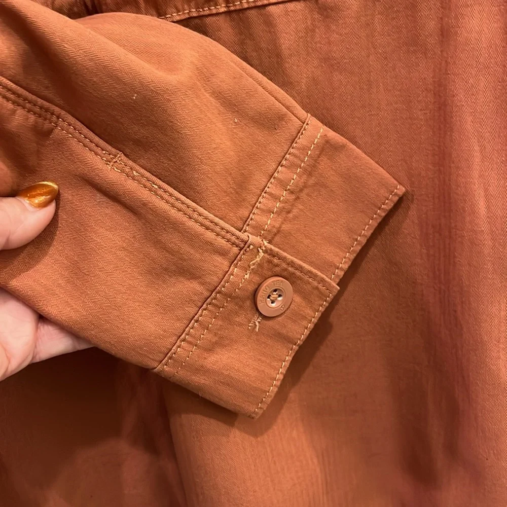Hang Ten Ladies NWT copper utility jacket, fleece lined sz L - Picture 9 of 10